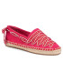 Tory Burch Espadrilky Logo Grosgrain Espadrille 61318 Červená - Pepit.sk