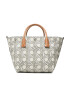 Tory Burch Kabelka Canvas Basketweave Small Tote 146547 Zelená - Pepit.sk