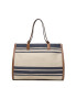 Tory Burch Kabelka Ella Jacquard Stripe Tote 88083 Béžová - Pepit.sk