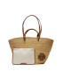 Tory Burch Kabelka Ella Straw Basket Tote 135740 Béžová - Pepit.sk