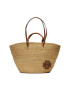 Tory Burch Kabelka Ella Straw Basket Tote 135740 Béžová - Pepit.sk