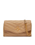 Tory Burch Kabelka Kira Chevron Chain Wallet 90343 Béžová - Pepit.sk