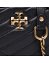 Tory Burch Kabelka Kira Chevron Small 90450 Čierna - Pepit.sk