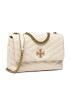 Tory Burch Kabelka Kira Chevron Small 90452 Béžová - Pepit.sk