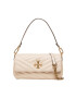 Tory Burch Kabelka Kira Chevron Small Flap Shoulder Bag 90456 Béžová - Pepit.sk