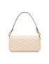 Tory Burch Kabelka Kira Chevron Small Flap Shoulder Bag 90456 Béžová - Pepit.sk