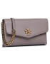 Tory Burch Kabelka Kira Pebbled Chain Wallet 74881 Hnedá - Pepit.sk