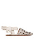 Tory Burch Sandále Basketweave Wrap Flat 85255 Béžová - Pepit.sk