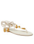 Tory Burch Sandále Capri Flat Lace Up Sandal 80044 Béžová - Pepit.sk