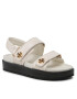 Tory Burch Sandále Kira Sport Sandal Calf Leather 144328 Écru - Pepit.sk