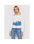 Trussardi Džínsová bunda Blitch Tye-Dye 56S00632 Biela Cropped Fit - Pepit.sk