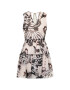 Trussardi Každodenné šaty Fil Coupe Butterfly Print 56D00527 Hnedá Regular Fit - Pepit.sk