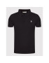 Trussardi Polokošeľa Piquet 52T00597 Čierna Regular Fit - Pepit.sk