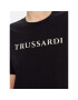 Trussardi Tričko Lettering Print 56T00565 Čierna Regular Fit - Pepit.sk