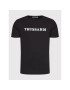 Trussardi Tričko Logo Print 52T00629 Čierna Regular Fit - Pepit.sk