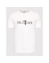 Trussardi Tričko Logo Print 52T00631 Biela Regular Fit - Pepit.sk