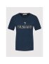 Trussardi Tričko Printed Logo 56T00442 Tmavomodrá Regular Fit - Pepit.sk