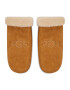 Ugg Dámske rukavice Sheepskin Embroider Mitten 20932 Hnedá - Pepit.sk