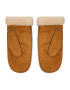 Ugg Dámske rukavice Sheepskin Embroider Mitten 20932 Hnedá - Pepit.sk