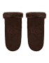 Ugg Dámske rukavice W Sheepskin Embroider Mitten 20932 Hnedá - Pepit.sk