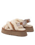 Ugg Papuče W Disco Cross Slide 1121550 Béžová - Pepit.sk