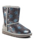 Ugg Topánky Kids' Classic Short II Sequin Star 1107988K Sivá - Pepit.sk