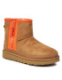 Ugg Topánky W Classic Mini Zipper Tape Logo 1144034 Hnedá - Pepit.sk