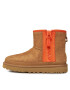 Ugg Topánky W Classic Mini Zipper Tape Logo 1144034 Hnedá - Pepit.sk