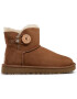 Ugg Topánky W Mini Bailey Button II 1016422 Hnedá - Pepit.sk