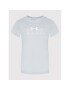 Under Armour Funkčné tričko Ua Tech Solid Logo Arch 1369864 Modrá Loose Fit - Pepit.sk