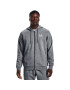 Under Armour Mikina UA Essential Fleece FZ Hood 1373881 Sivá Regular Fit - Pepit.sk