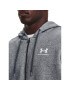 Under Armour Mikina UA Essential Fleece FZ Hood 1373881 Sivá Regular Fit - Pepit.sk