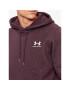 Under Armour Mikina Ua Essential Fleece Hoodie 1373880 Bordová Loose Fit - Pepit.sk