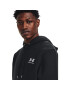 Under Armour Mikina UA Essential Fleece Hoodie 1373880 Čierna Regular Fit - Pepit.sk