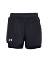 Under Armour Športové kraťasy Ua Fly By 2.0 2-in-1 1356200 Čierna Slim Fit - Pepit.sk