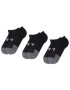 Under Armour Súprava 3 párov kotníkových ponožiek unisex Heatgear No Show Sock 1346755-001 Čierna - Pepit.sk