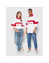 United Colors Of Benetton Polokošeľa Unisex 3MI6U3001 Biela Relaxed Fit - Pepit.sk