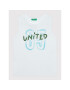 United Colors Of Benetton Súprava top a kraťasy 3096CK001 Biela Regular Fit - Pepit.sk