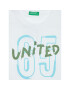 United Colors Of Benetton Súprava top a kraťasy 3096CK001 Biela Regular Fit - Pepit.sk