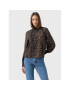 Vero Moda Blúzka Kittie 10276212 Hnedá Relaxed Fit - Pepit.sk