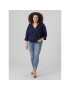 Vero Moda Curve Blúzka 10289457 Modrá Regular Fit - Pepit.sk