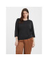 Vero Moda Curve Blúzka Evabia 10279540 Čierna Regular Fit - Pepit.sk