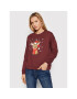 Vero Moda Mikina Reindeer 10262925 Bordová Relaxed Fit - Pepit.sk