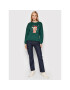 Vero Moda Mikina Reindeer 10262925 Zelená Relaxed Fit - Pepit.sk