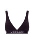 Versace Podprsenka Bralette Logo AUD04069 Čierna - Pepit.sk