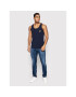 Versace Tank top Medusa AUU01012 Tmavomodrá Regular Fit - Pepit.sk