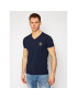 Versace Tričko Scollo AUU01004 Tmavomodrá Regular Fit - Pepit.sk