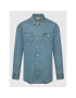 Wrangler džínsová košeľa Ls Workshirt W5D1BKH99 Modrá Regular Fit - Pepit.sk