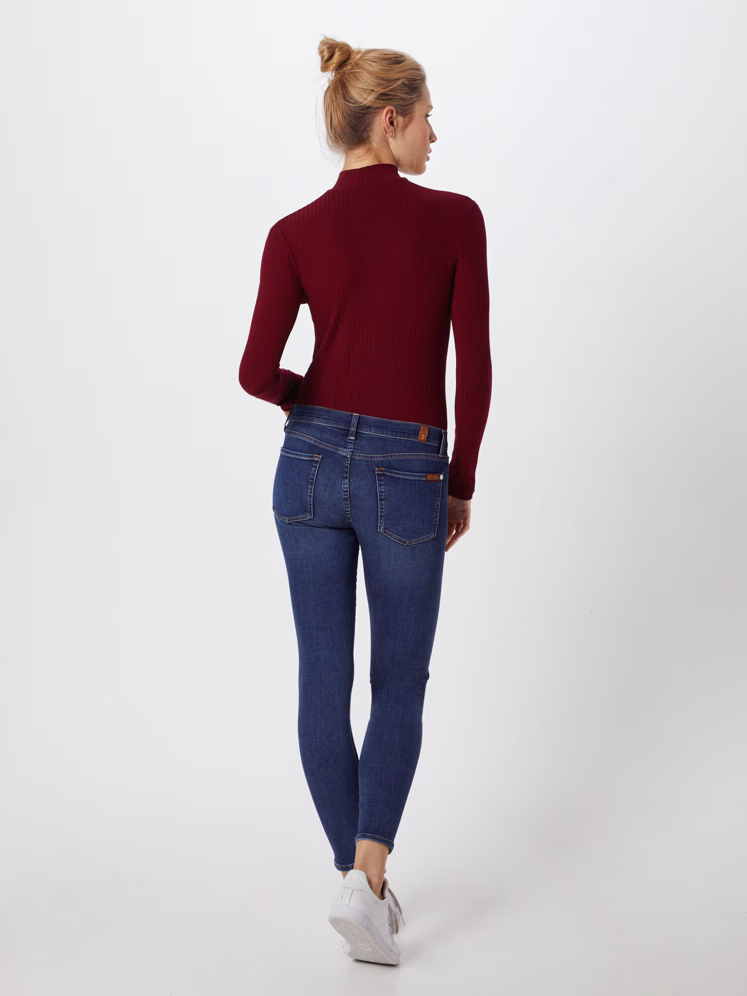 7 for all mankind Džínsy 'The Skinny Crop' modrá denim - Pepit.sk