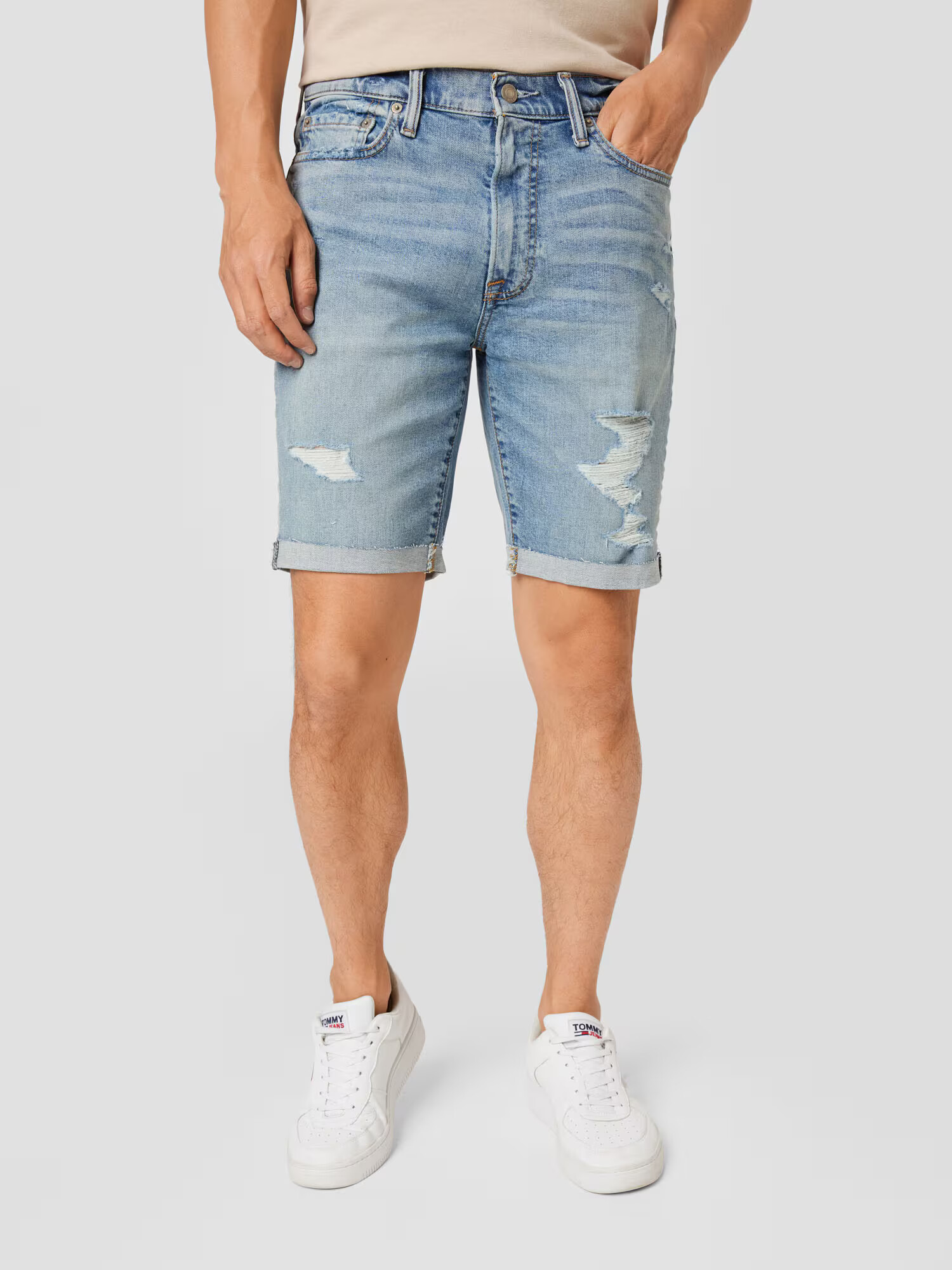 Abercrombie & Fitch Džínsy modrá denim - Pepit.sk